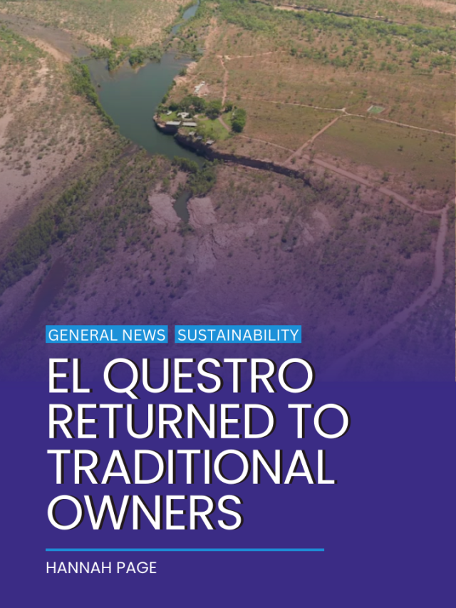 El Questro returned to Traditional Owners
