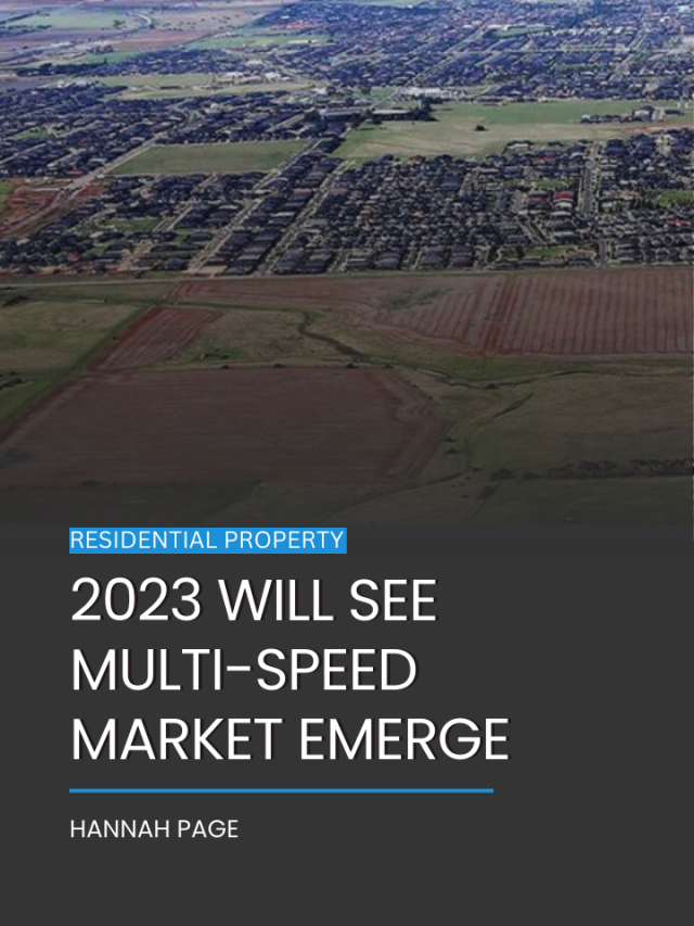 2023 will see multi-speed market emerge