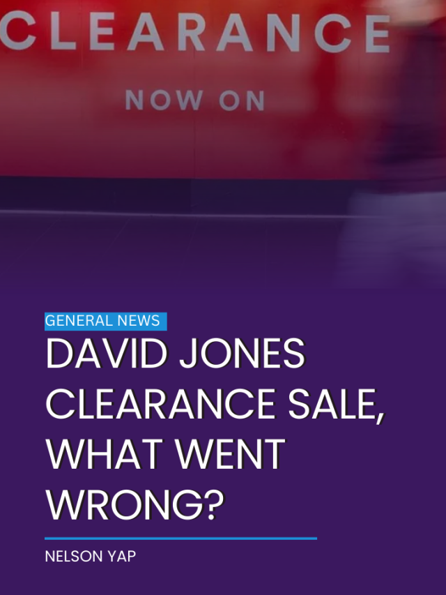 David Jones clearance sale, what went wrong?