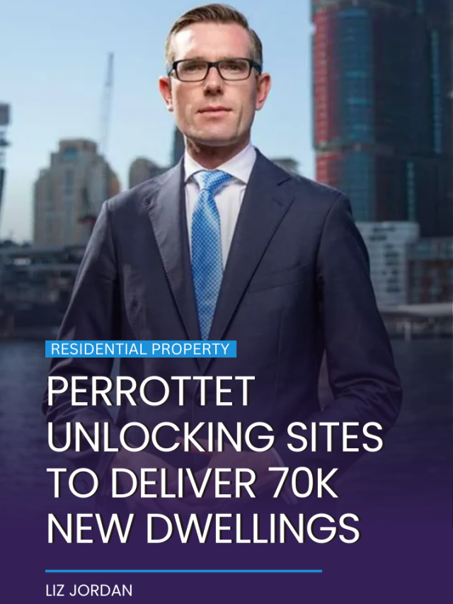 Perrottet unlocking sites to deliver 70k new dwellings