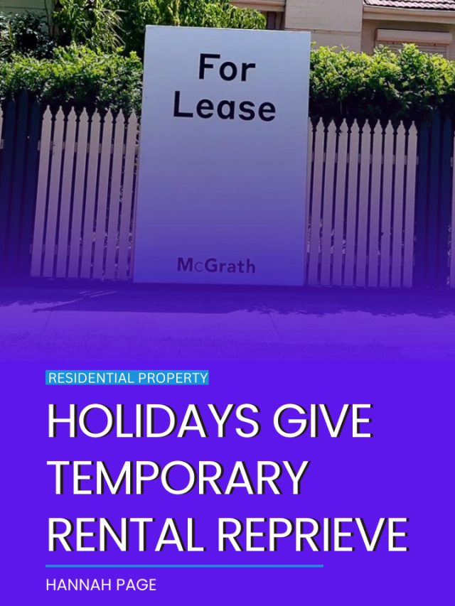 Holidays give temporary rental reprieve