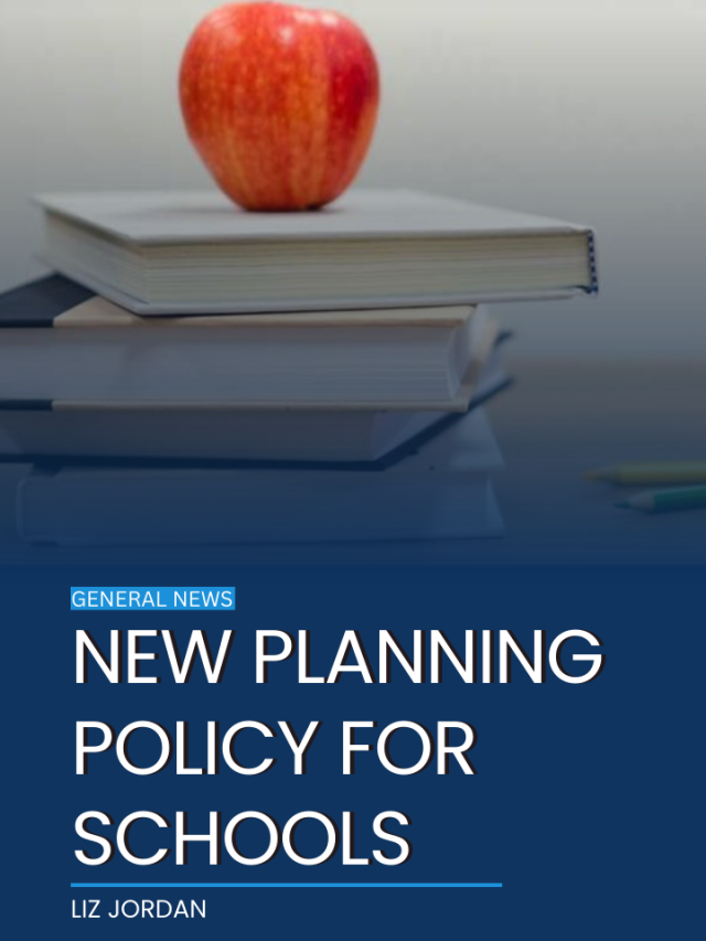 New planning policy for schools