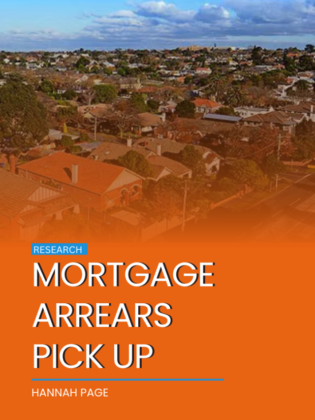 Mortgage arrears pick up