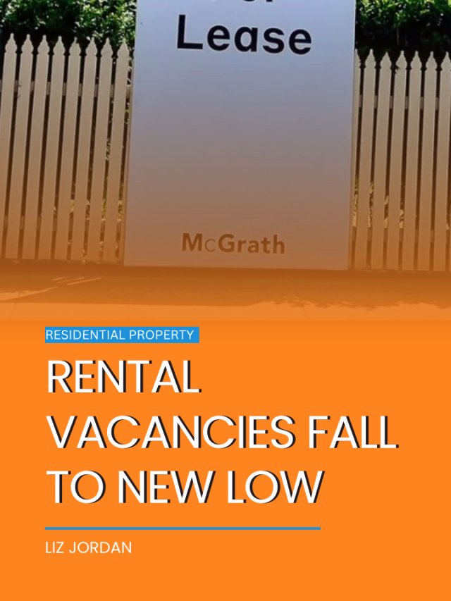 Rental vacancies fall to new low