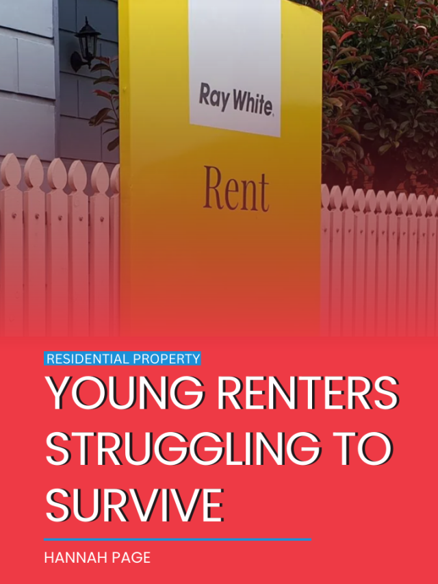Young renters struggling to survive
