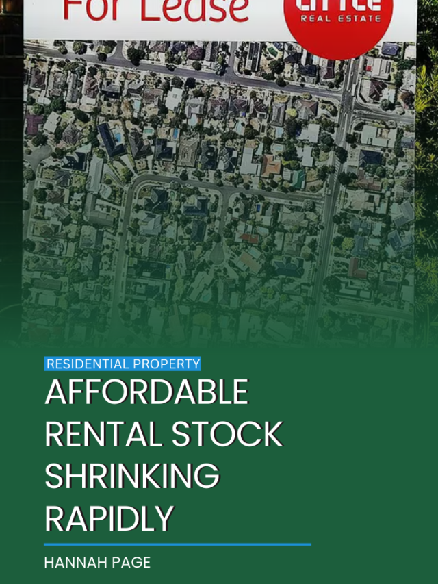 Affordable rental stock shrinking rapidly