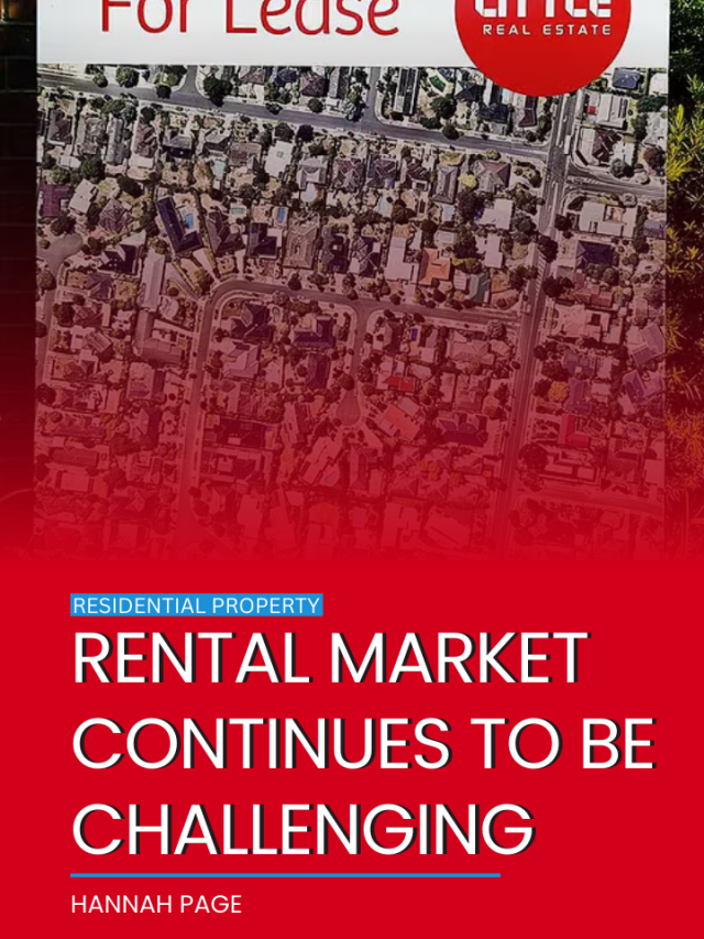 Rental market continues to be challenging