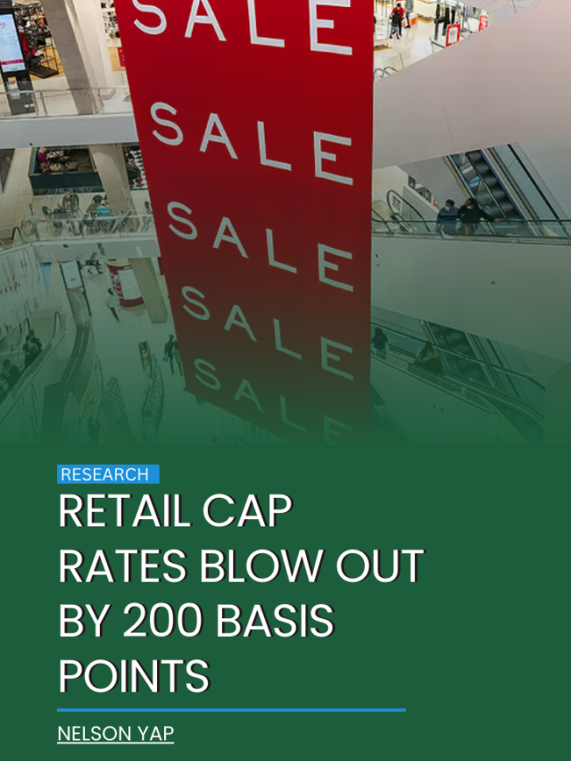 Retail cap rates blow out by 200 basis points