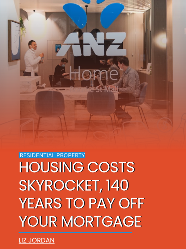 Housing costs skyrocket, 140 years to pay off your mortgage