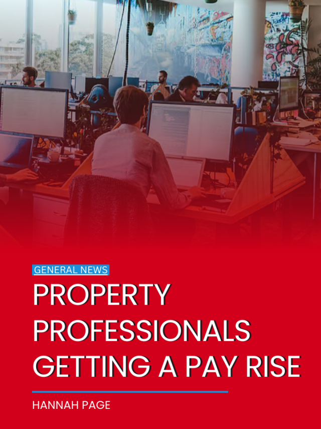 Property professionals getting a pay rise