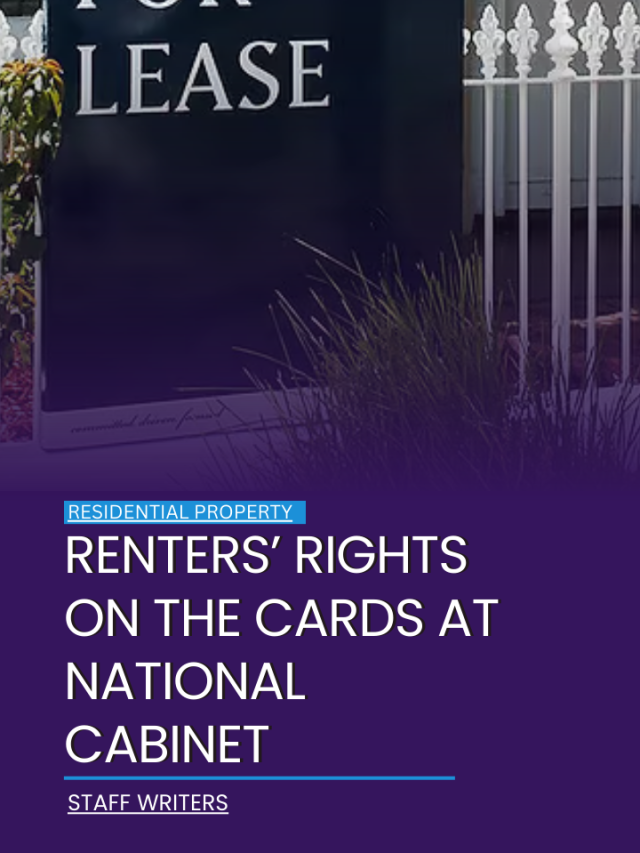 Renters’ rights on the cards at National Cabinet