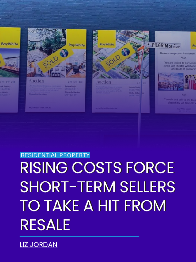Rising costs force short-term sellers to take a hit from resale