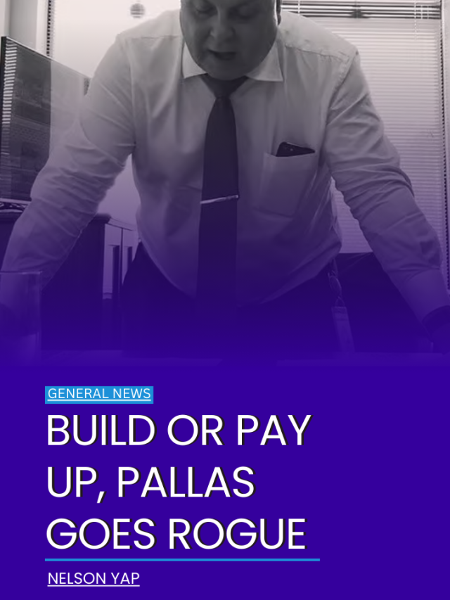 Build or pay up, Pallas goes rogue