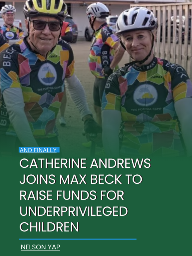 Catherine Andrews joins Max Beck to raise funds for children