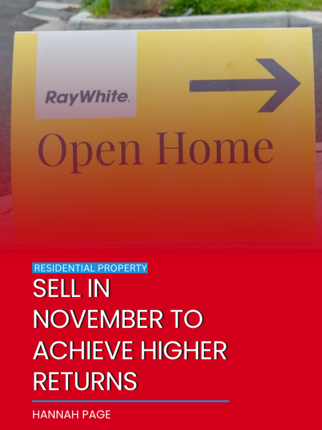 Sell in November to achieve higher returns