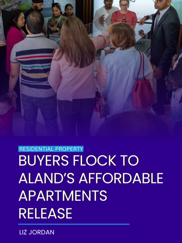 Buyers flock to Aland’s affordable apartments release