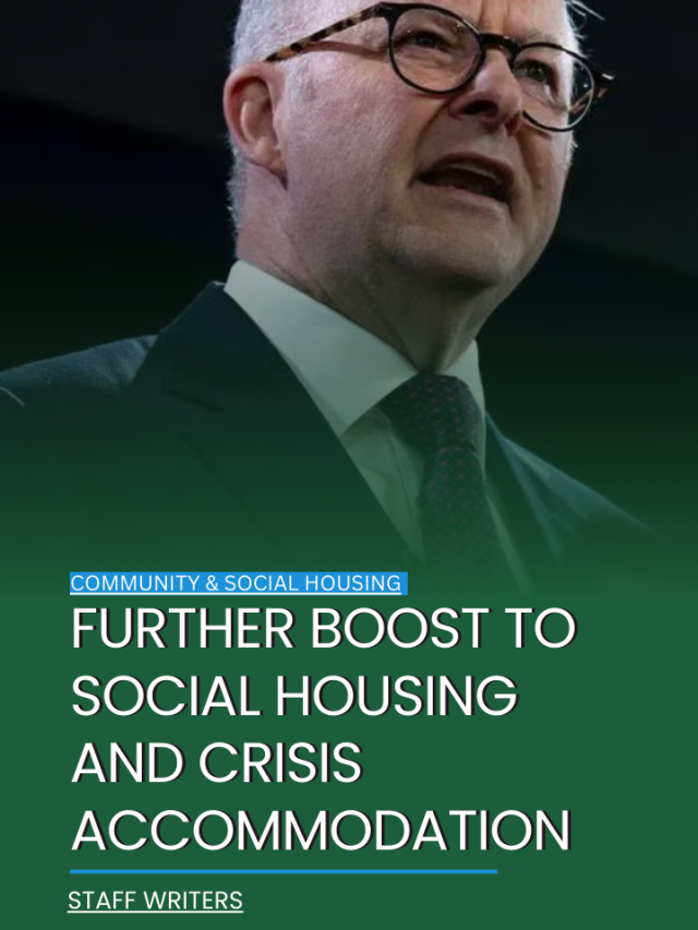 Further boost to social housing and crisis accommodation