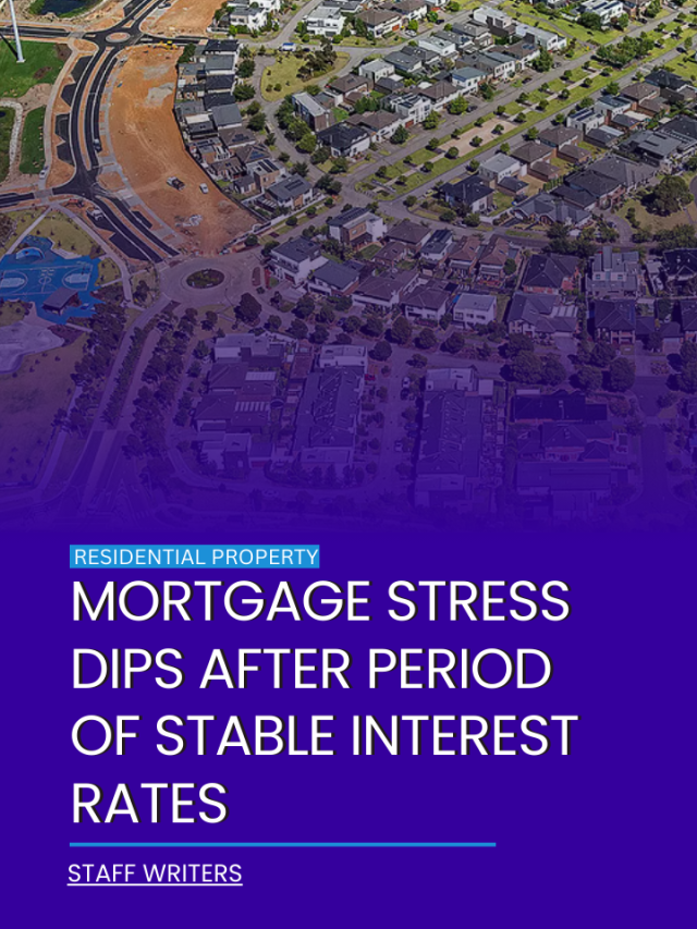 Mortgage stress dips after period of stable interest rates