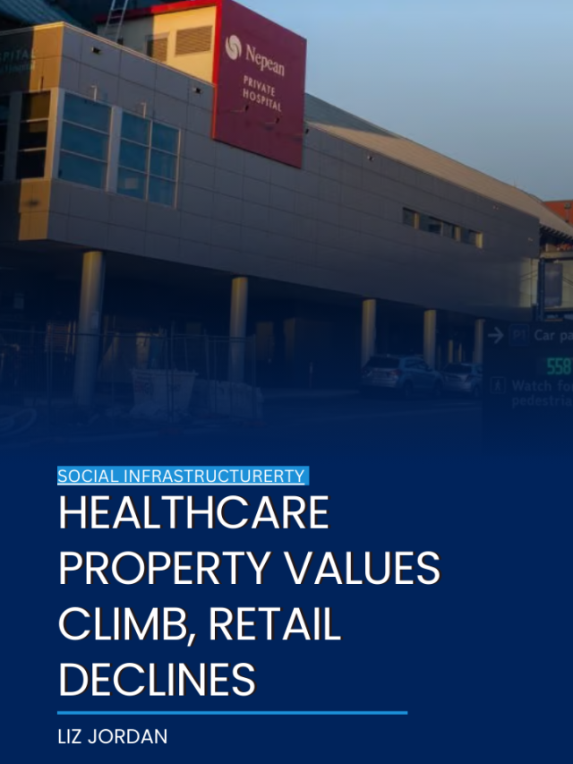 Healthcare property values climb, retail declines