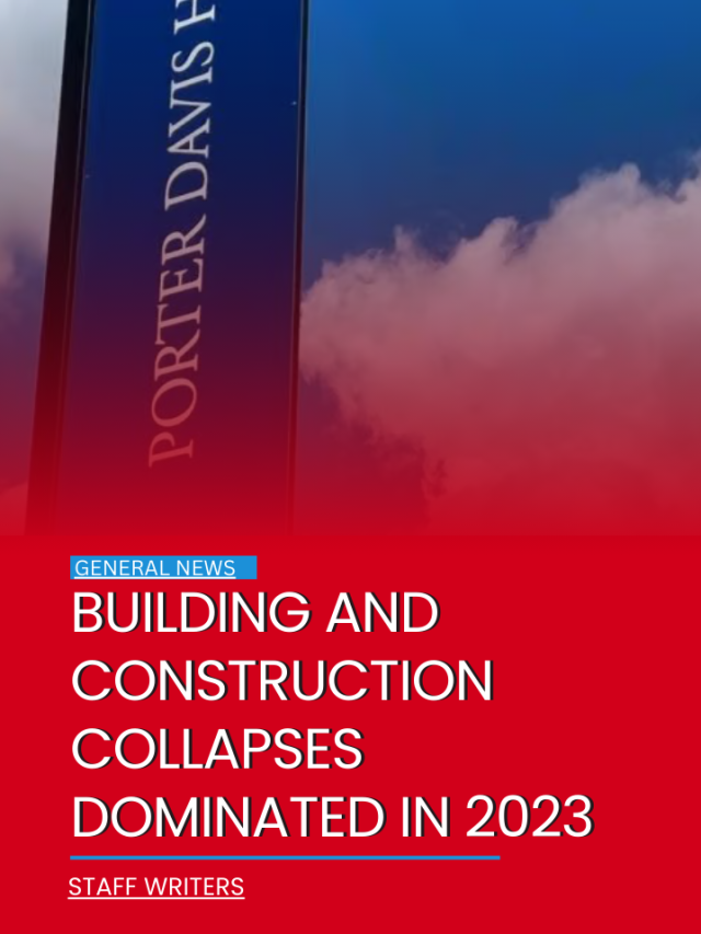 Building and construction collapses dominated in 2023