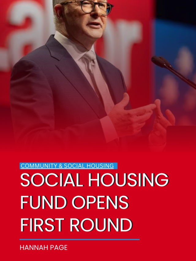 Social housing fund opens first round