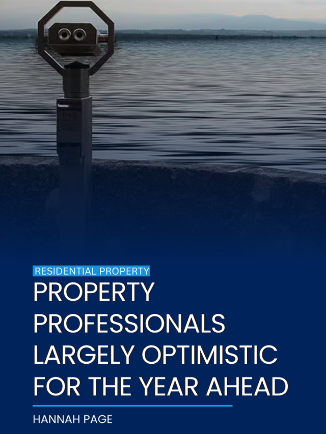 Property professionals largely optimistic for the year ahead