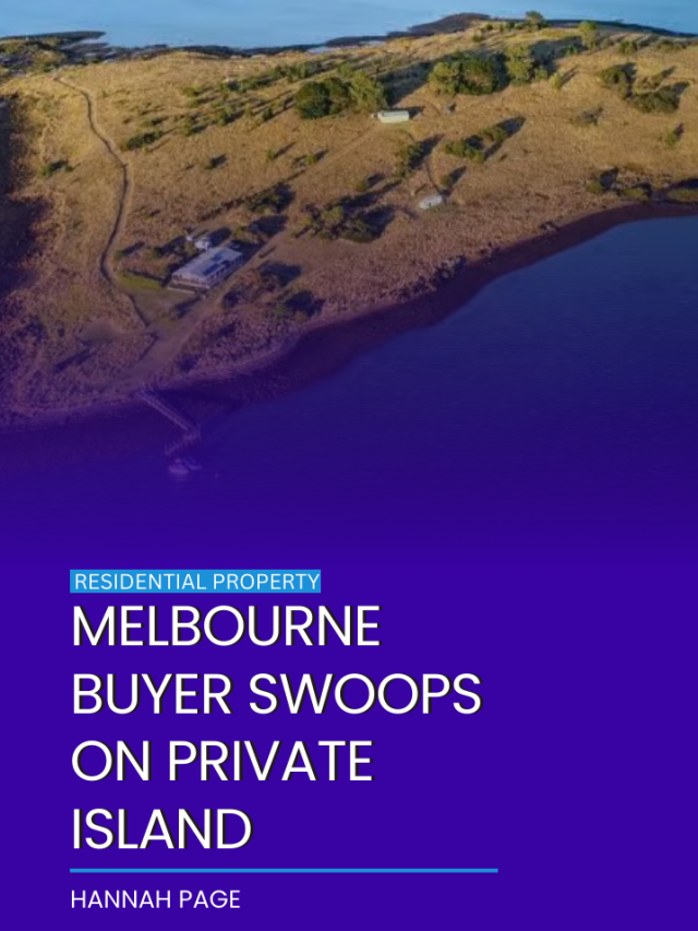Melbourne buyer swoops on private island