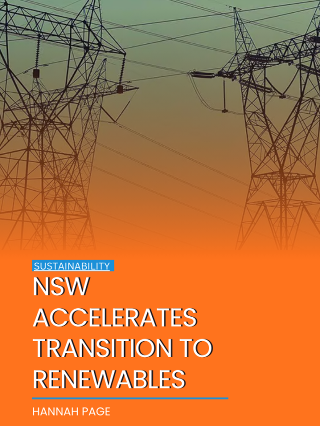 NSW accelerates transition to renewables