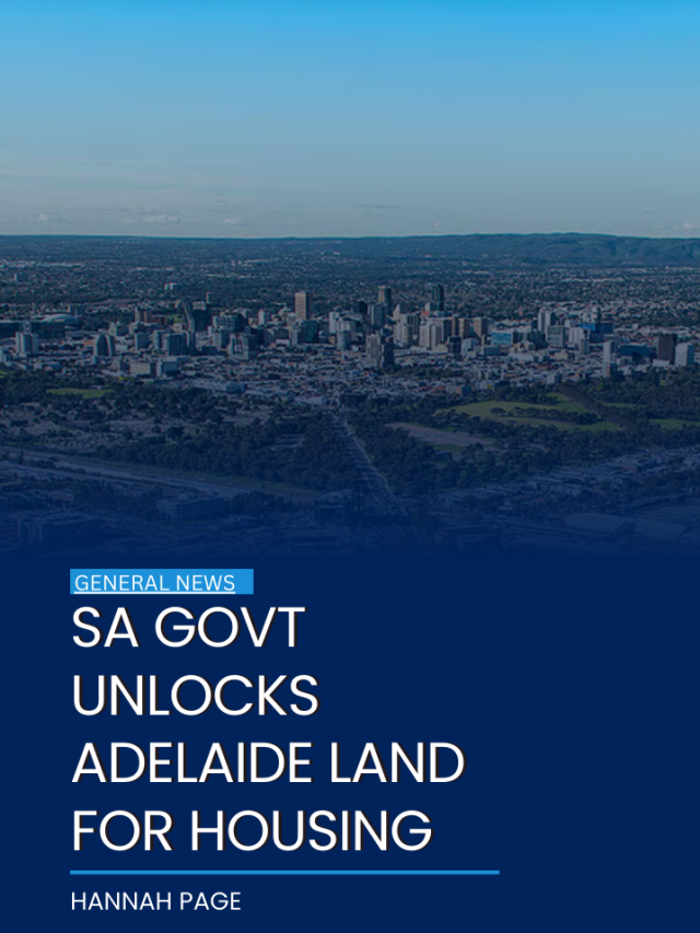 SA govt unlocks Adelaide land for housing