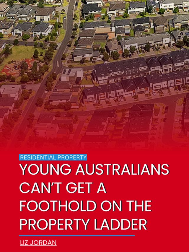 Young Australians can’t get a foothold on the property ladder