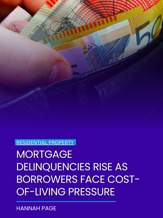 Mortgage delinquencies rise as borrowers…