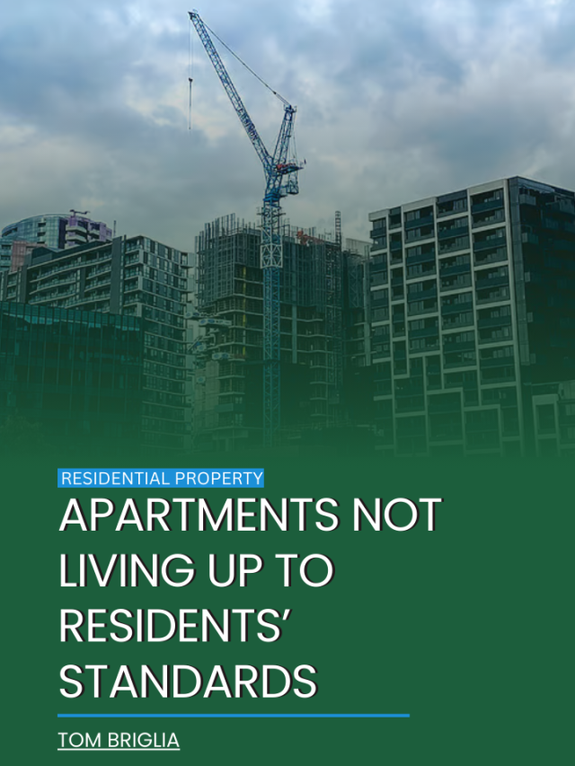 Apartments not living up to residents’ standards
