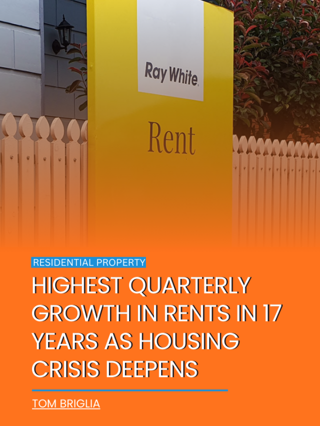Highest quarterly growth in rents in 17 years as…